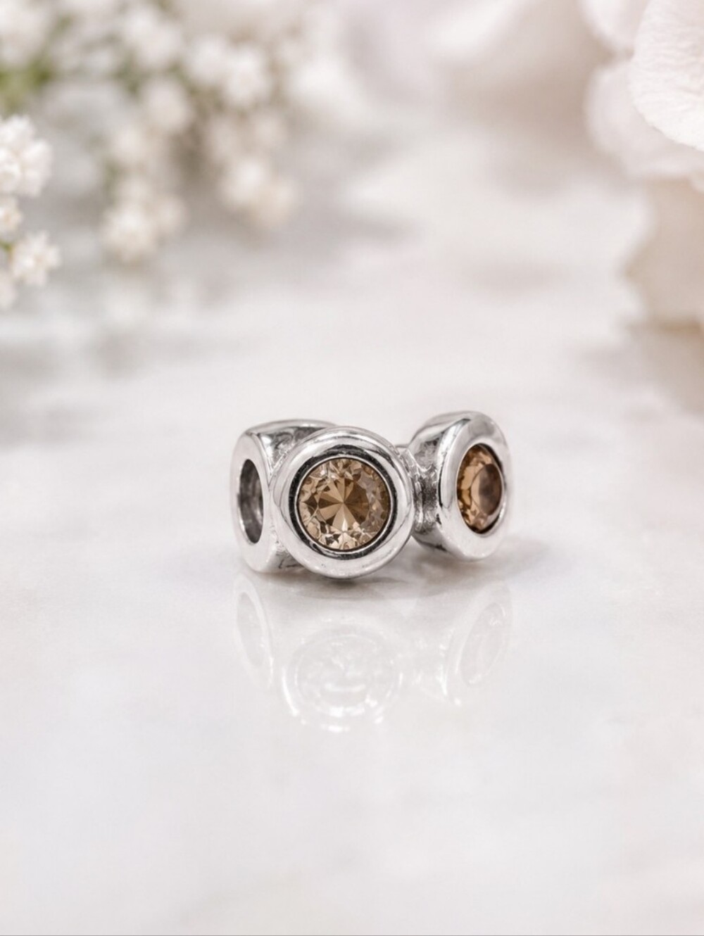 Pandora Silver Oval Lights Charm